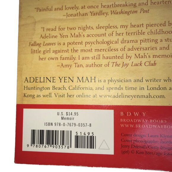 Book: Falling Leaves: The Memoir of an Unwanted Chinese Daughter Adeline Yen Mah - Picture 3 of 3